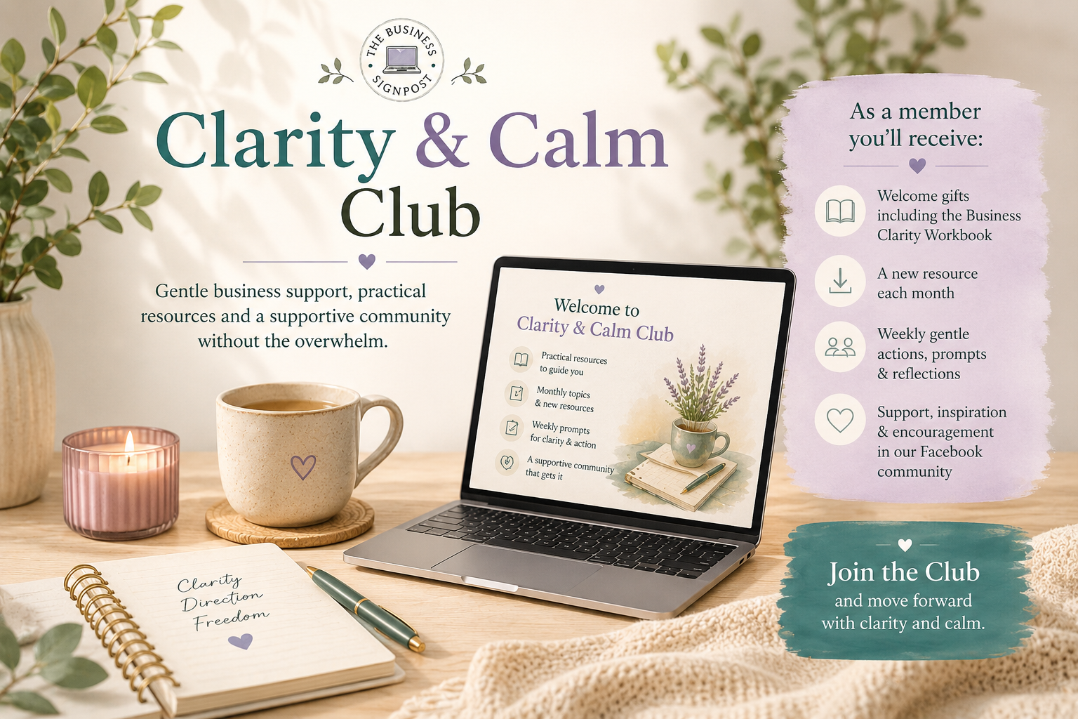 Join the Clarity & Calm Club
